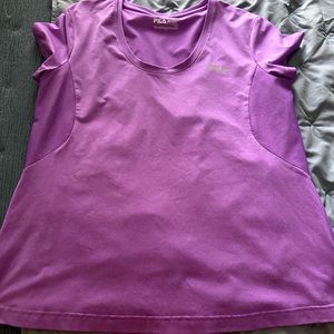 Fila cap sleeve workout shirt